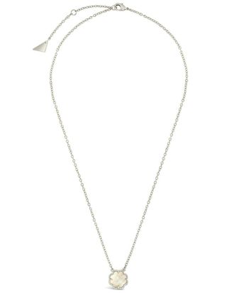 Sterling Forever Rose Petal Pendant Necklace