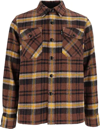 Schott NYC Plaid Button-Up Flap Pockets Over-Shirt