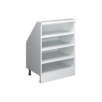 Vicco Armario Para Techo Inclinado Rion, Blanco, 60 X 81.6 Cm Con 4 Compartimentos, Vicco