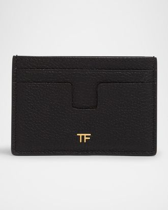 Tom Ford TF Card Holder in Grained Leather
