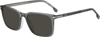 HUGO BOSS Heren, Accessoires, Grijs, Maat: 55 MM