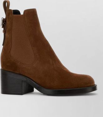 Chlo&eacute; suede ankle boots