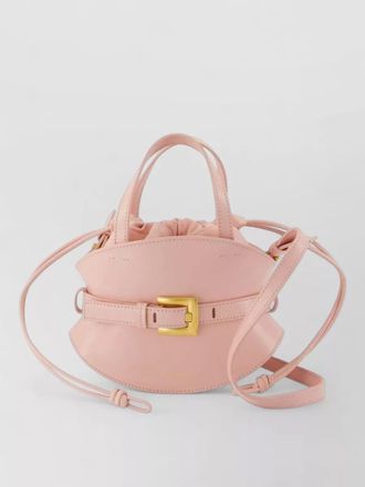 Balmain shuffle mini bag leather top handle