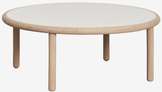 Sklum Mesa De Centro Para Jard&iacute;n Redonda En Madera De Acacia Olivia Sklum