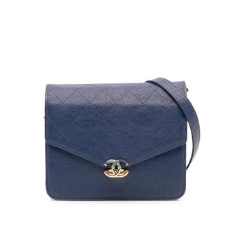 Chanel Lederen Schoudertas