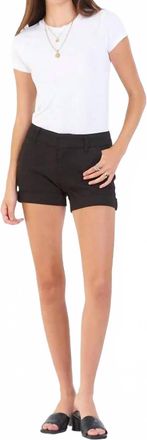 Dear John Denim Mid-Rise Hampton Shorts In Black
