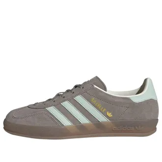 adidas (WMNS) adidas Gazelle Indoor Silver Pebble Linen Green Gum JR2430
