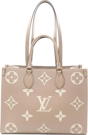 Louis Vuitton Borsa tote OnTheGo MM 2021 - Toni neutri