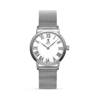 Allurez Womens Stainless Steel Mesh Bracelet Watch in Silver at Nordstrom
