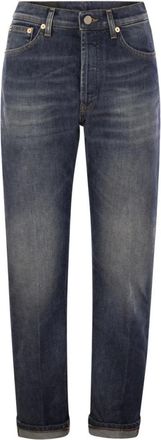 Dondup Icon Jeans - Dames - Slim Fit Jeans - Blauw - W26 - Katoen - Jeans