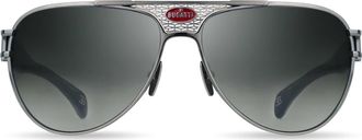 Bugatti Mens 42 mm Black Sunglasses