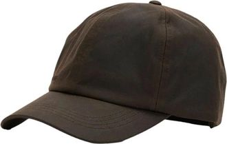 Barbour Cappello Oversize in Cotone Cerato Mho0005 - - Accessories - Uomo - Marrone - ONE SIZE