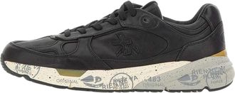 Premiata Mase 25 8420 - Heren - Sneakers - Zwart - 45 EU - Leer - Schoenen