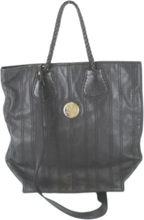 Celine Pre-owned Vintage Tote Bag - Dames - Vintage Shopper - Zwart - ONE Size - Leer - Vintage