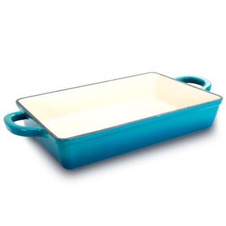 Crock-pot 13 in. Enameled Cast Iron Lasagna Pan in Blue at Nordstrom