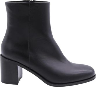 Catwalk Stijlvolle Enkellaars Kassiopi - Dames - Laarzen met Hak - Zwart - 36 EU - Schoenen