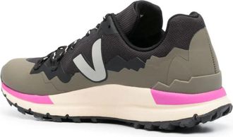 Veja Womens Fitz Roy Trek-Shell Sneakers Black Textile