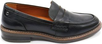 Pikolinos Womens Aldaya W8J Leather Loafers In Black