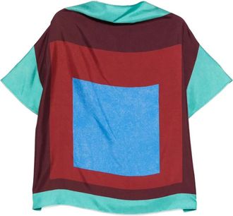 Loewe Top con stampa geometrica - Verde