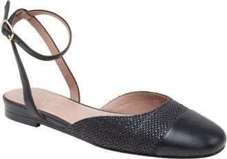 Linea Paolo Delaney-L Woven & Leather Flat
