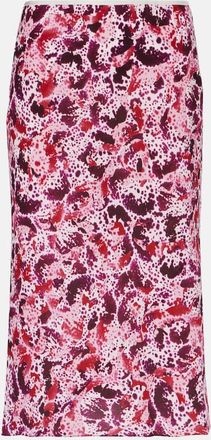 Dries Van Noten Gonna a tubino con stampa floreale