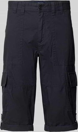 Christian Berg Bermudas mit Cargotaschen in Marine, Größe 46