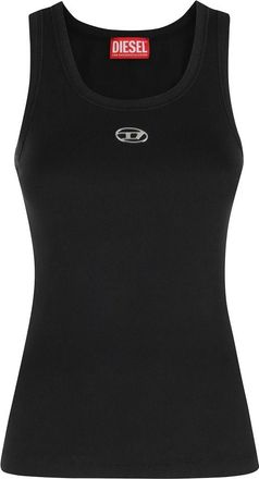 Diesel T-Anki-Od Tanktop - Dames - Tops zonder mouwen - Zwart - S - Katoen - Tops