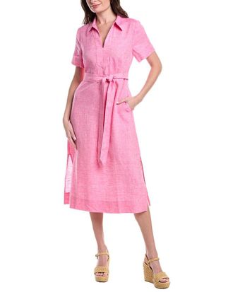 Tommy Bahama Coastalina Popover Linen Midi Dress