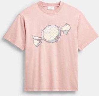 Coach Candy Relaxed T-Shirt In Organic Cotton