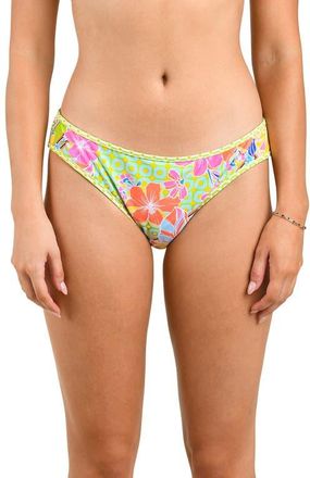 Citrus Across the Universe Print Hipster Bikini Bottoms in Green Multi at Nordstrom, Size X-Small