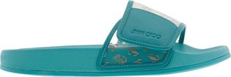 Jimmy Choo London Fitz/F Slide Sandals, Brand Size 36 ( US Size 6 )