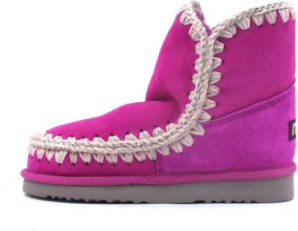 Mou Eskimo 18 Ankle Boot - Dames - Winterlaarzen - Roze - 35 EU - Leer - Schoenen