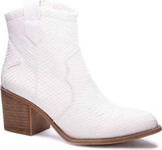Dirty Laundry Final Touch Unite Western Bootie In White