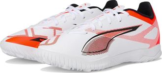 Puma Ultra 5 Play Turf Trainer Soccer Cleats Mens Soccer Shoes Puma White-Puma Black-Glowing Red : 10.5 D - Medium, Rubber