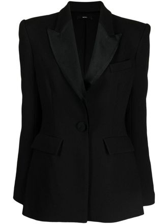 Alex Perry Blazer met schoudervullingen - Zwart