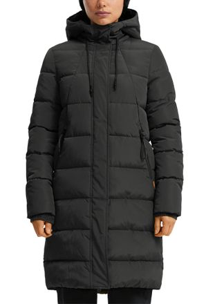 QS by s.Oliver Steppjacke QS, Damen, Gr. XXL, schwarz, Steppware, Obermaterial: 100% Polyester. Futter: 100% Polyester, unifarben, gerade kniebedeckend, Rundhals, Fl