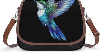 Generic Cartoon Hummingbird Crossbody Bags for Women Shoulder Messenger Bag Purse Handbags