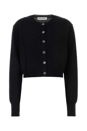 Our Legacy Black Linen Blend Cardigan