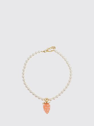 Casablanca Collana Strawberry Casablanca in ottone con perle sintetiche e ciondolo