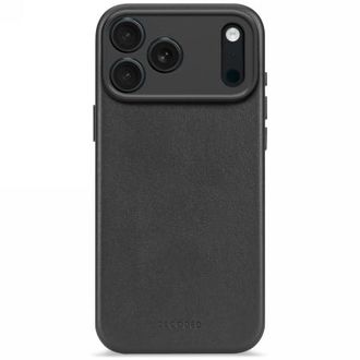 Decoded Funda Trasera De Cuero Decoded - Funda Protectora De Cuero Compatible Con Magsafe Para Iphone 17 Pro Max (negra)
