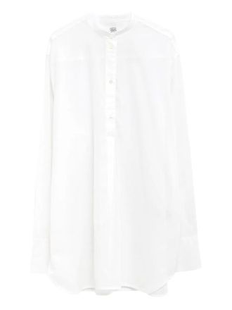 Toteme long-sleeve button-up shirt - women - Organic Cotton - 34 - White