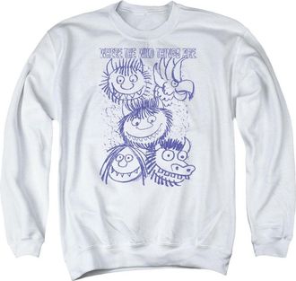 Gildan Where The Wild Things Are Wild Sketch Adult Crewneck Sweatshirt