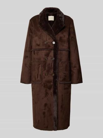 Freequent Mantel in Leder-Optik Modell LAMSE in Dunkelbraun, Gr&ouml;&szlig;e XL