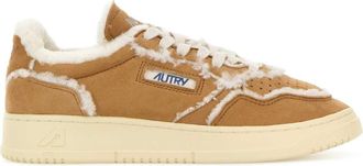 Autry Camel Suede Medalist Sneakers