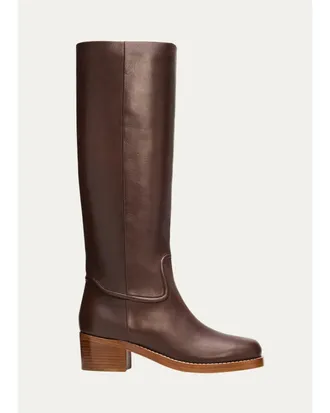 Gabriela Hearst Marion Leather Knee-High Boots