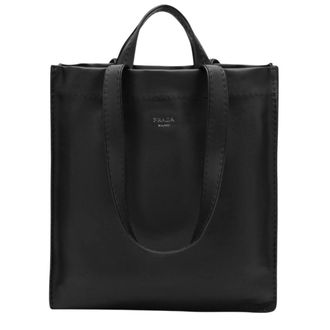 Prada Black Logo Large Tote