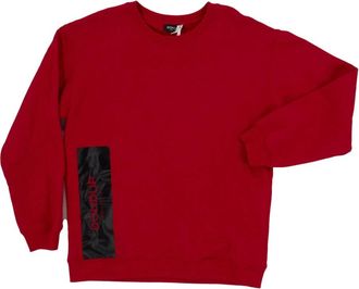 Dondup Sweatshirt met ronde hals - Heren - Sweatshirts - Rood - L - Katoen - Hoodies & sweatvesten