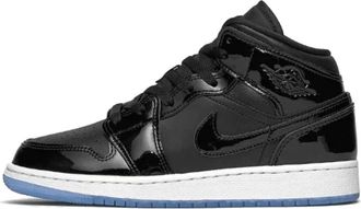 Nike Jordan Space Jam Mid Top Sneaker - Heren - Fitnessschoenen - Zwart - 38 1/2 EU - Leer - Fitness