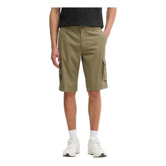 Aeronautica Korte Broeken, Heren, Groen, L, Katoen, Cargo Shorts