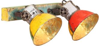 vidaXL Lampada da Parete Industriale Multicolore 45x25 cm E27 vidaXL